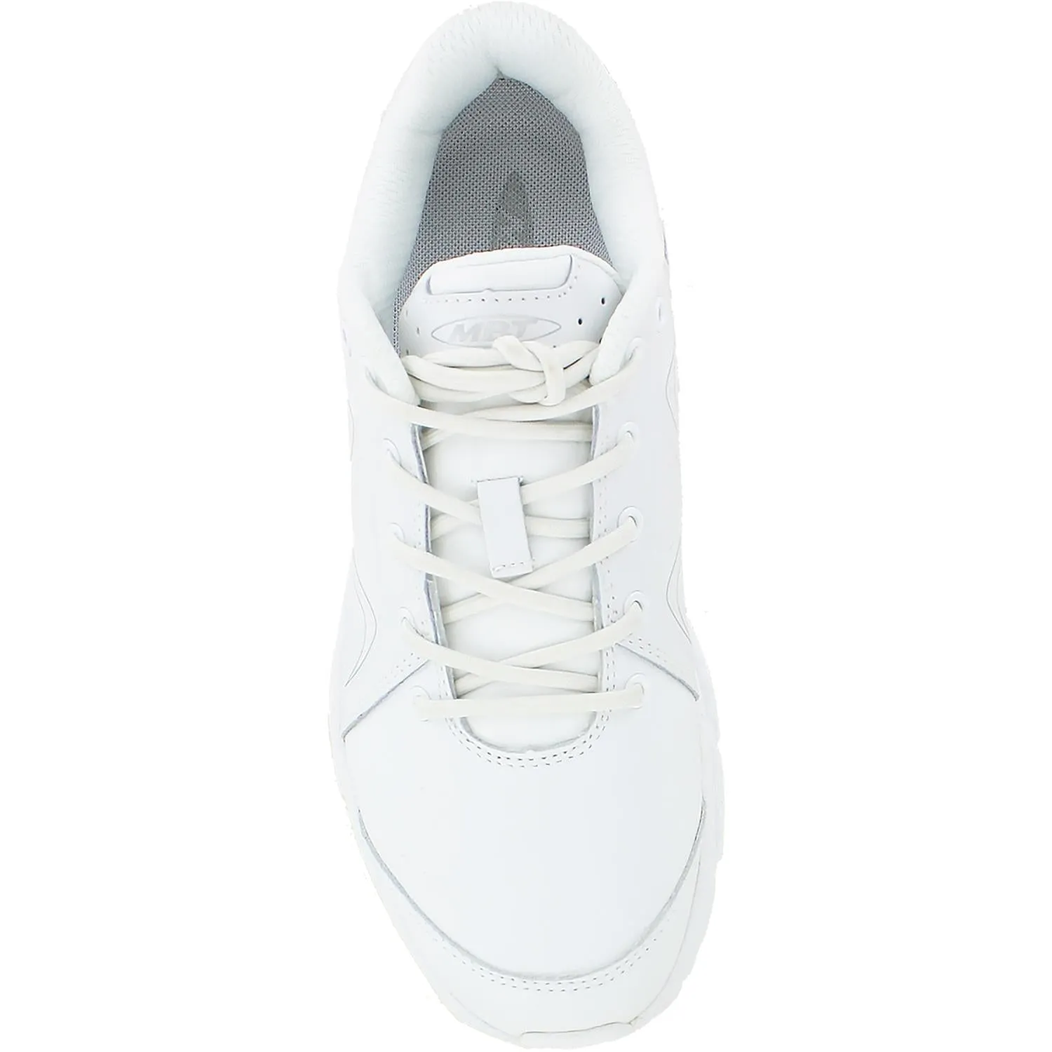 Women's MBT Simba Trainer White/Silver Leather